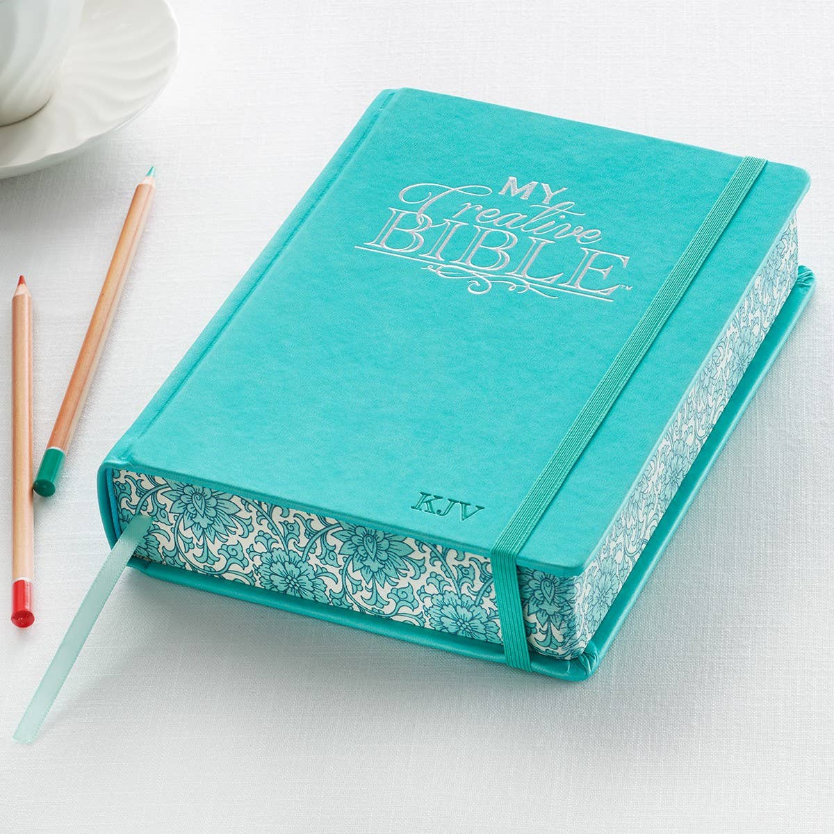 KJV My Creative Bible Faux Leather HC, Teal