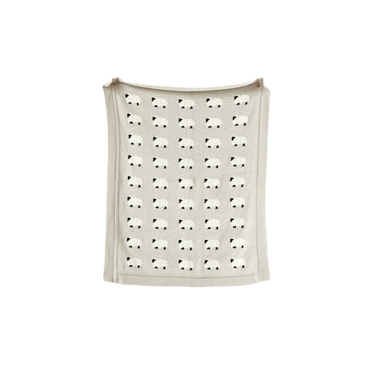 Sheep Knit Blanket
