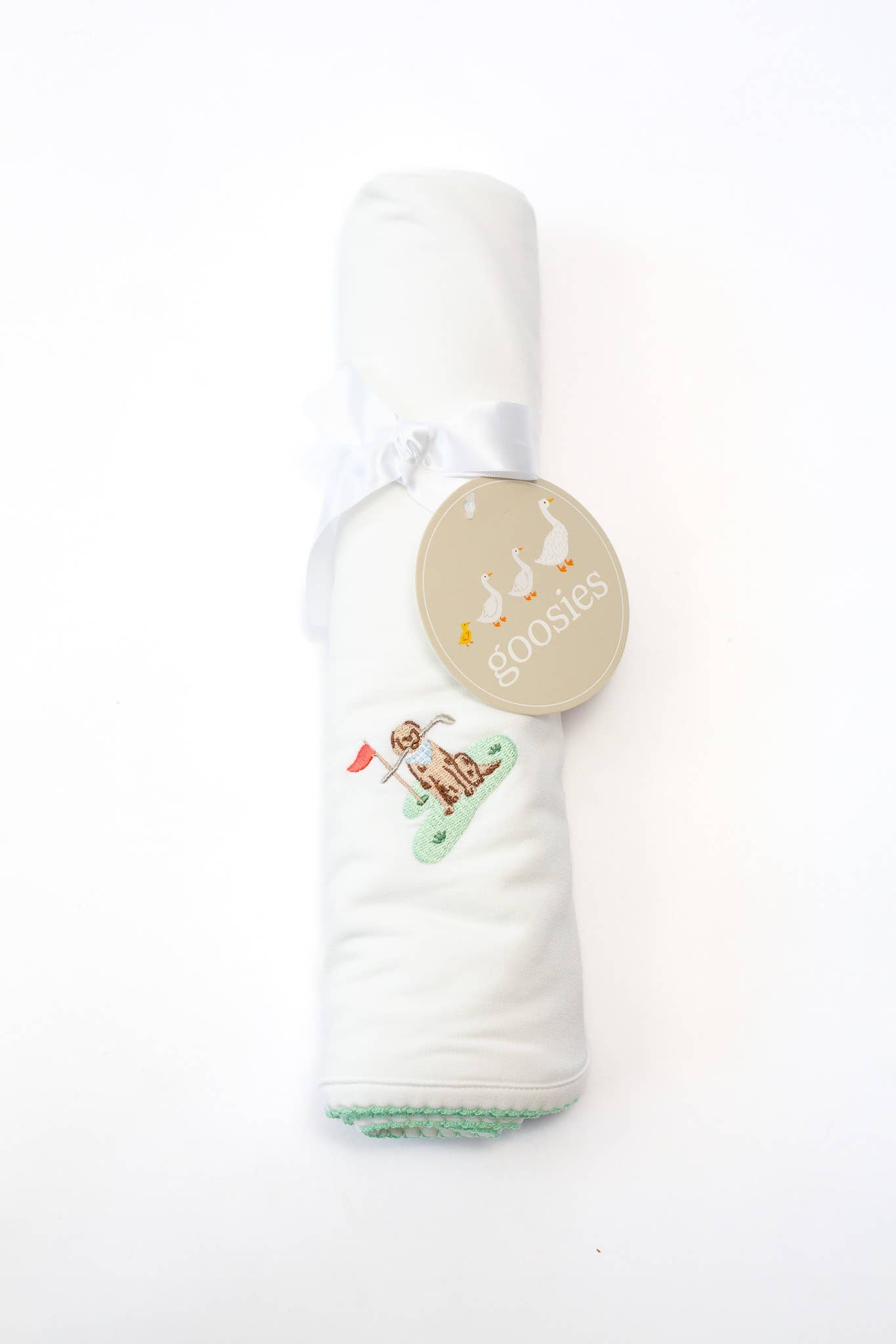 Golf Dog - Pip Embroidered Blanket