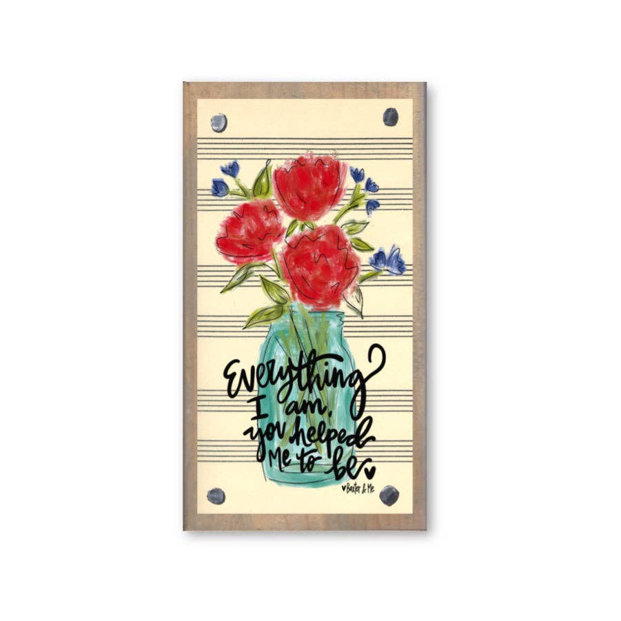 Everything I Am Driftwood Happy Block