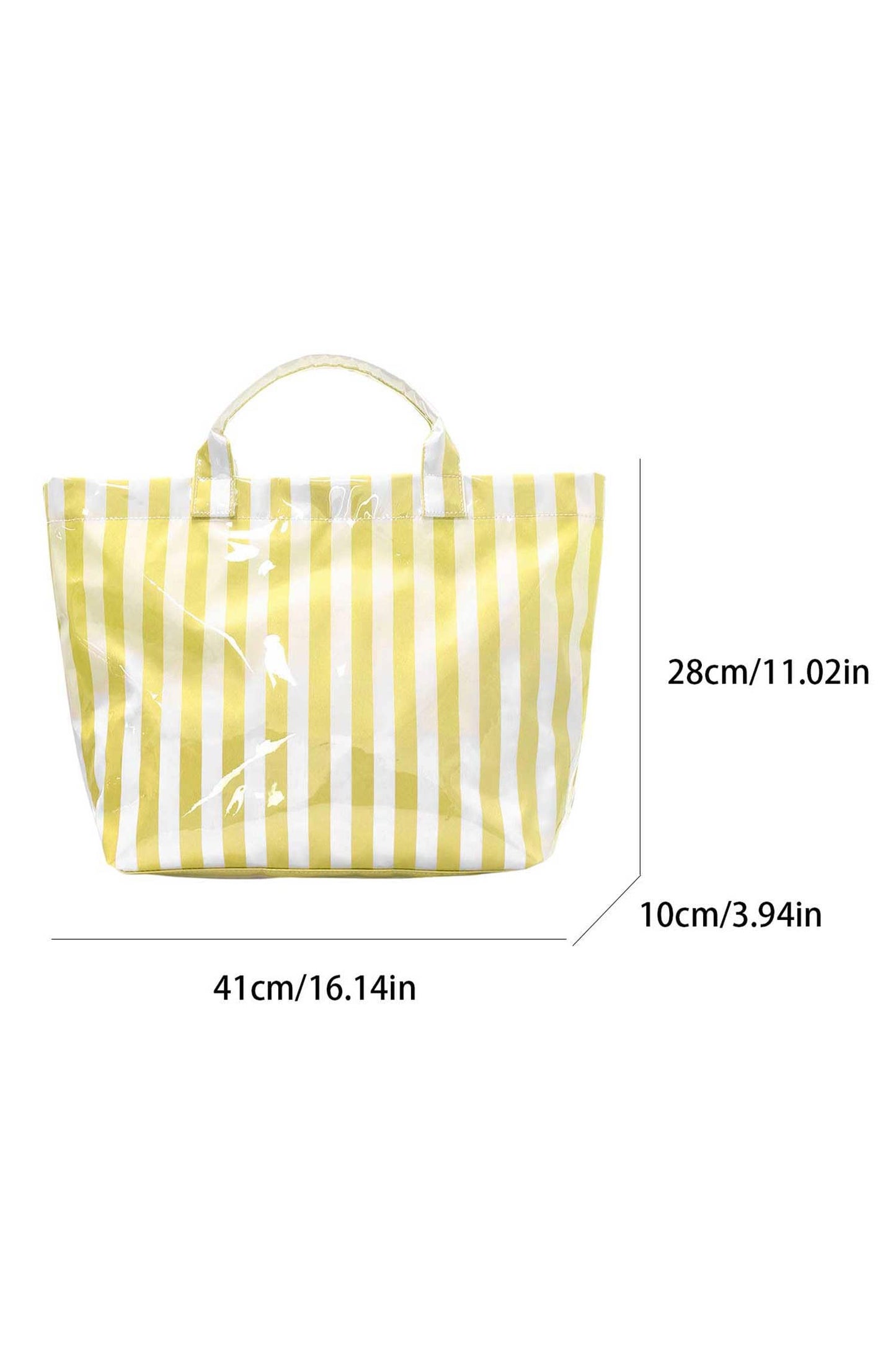 LDC Glossy Striped Tote One Size