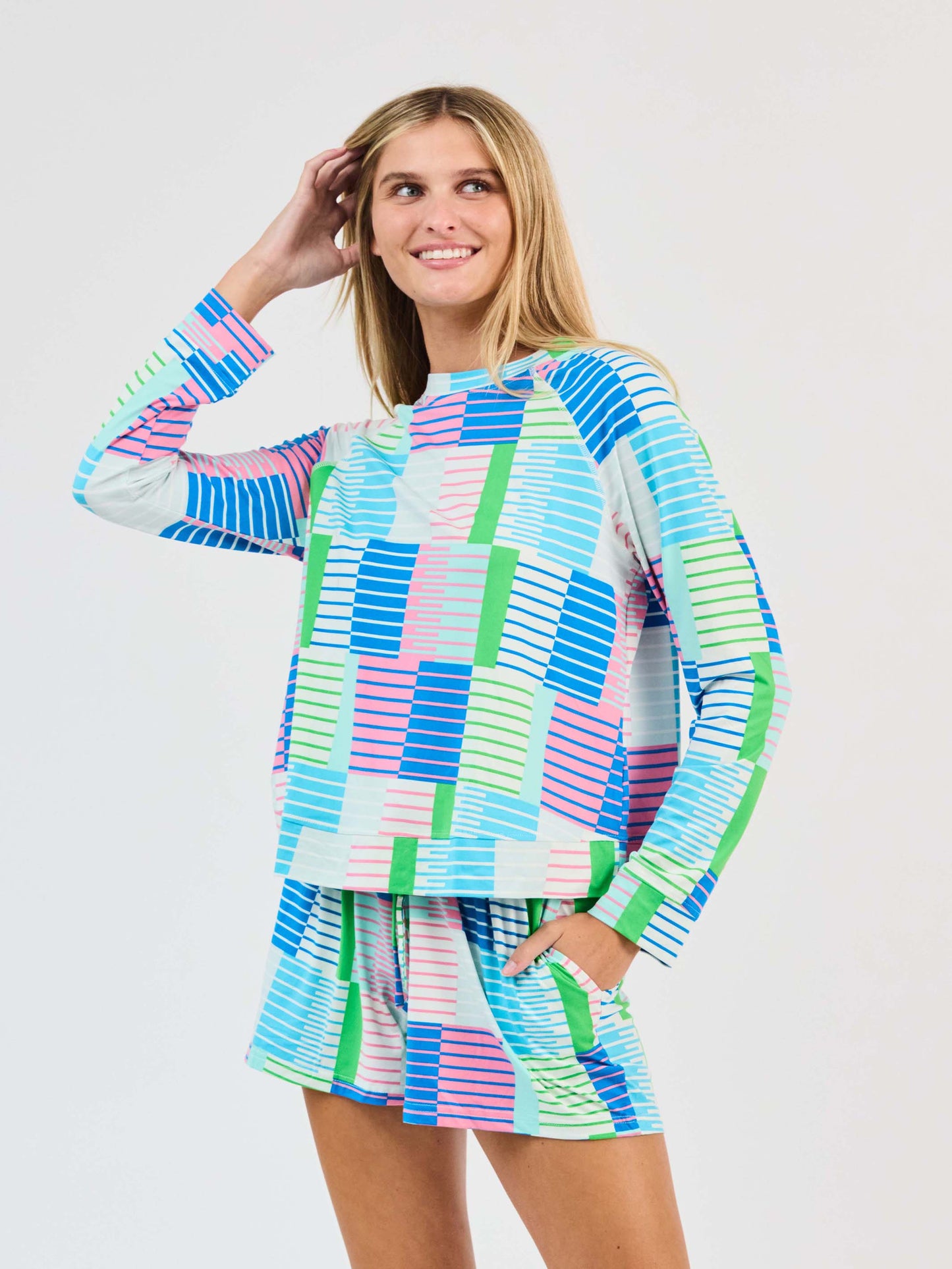 Women's Annie Pajama Shorts Set | Yacht Club