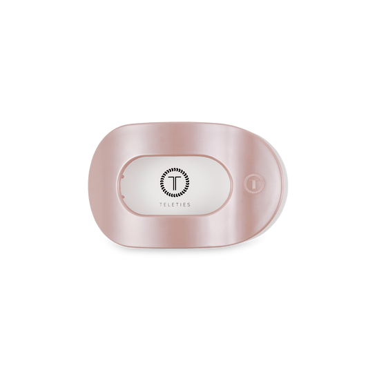 Round Flat Hair Clip | Small | Pearly Pink