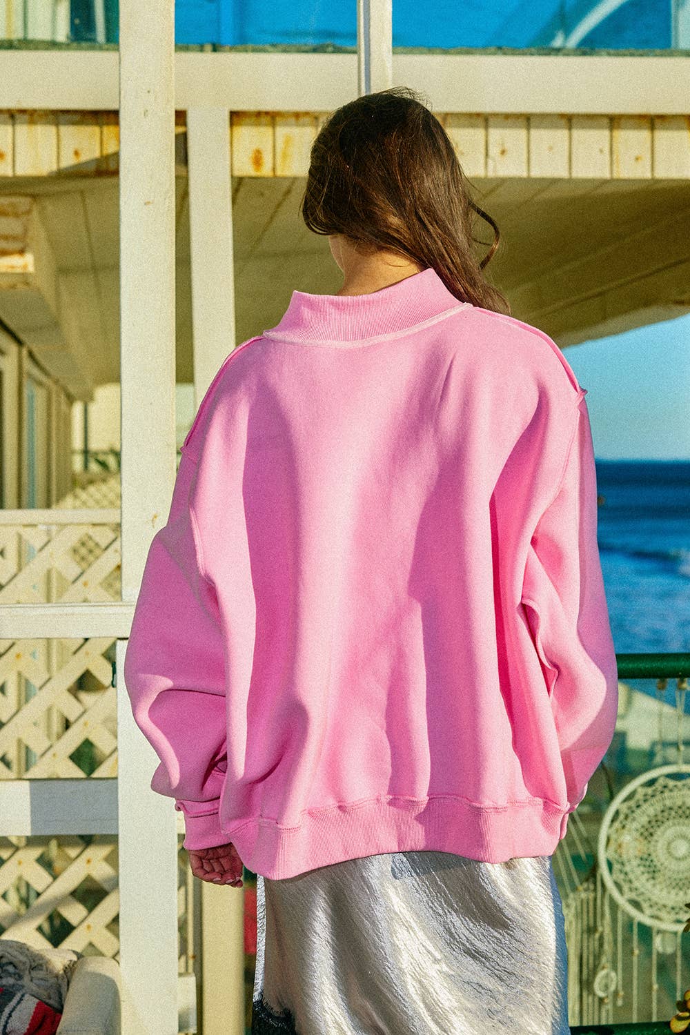 Jesus Camo Embroidered Mockneck Sweatshirt