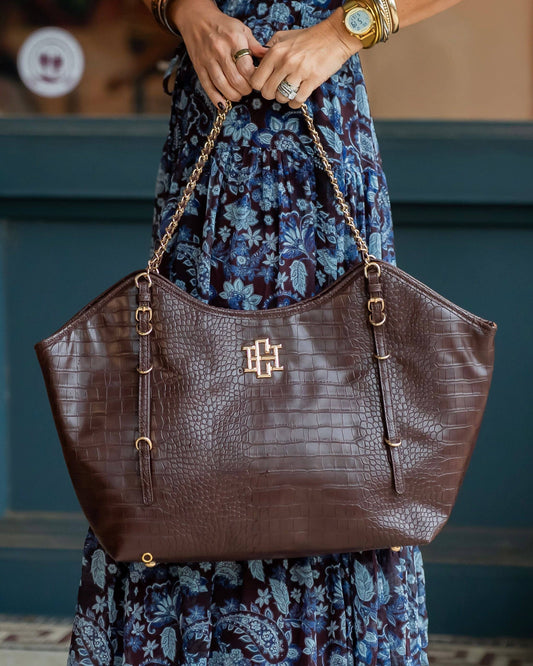 Harlow Tote Chocolate