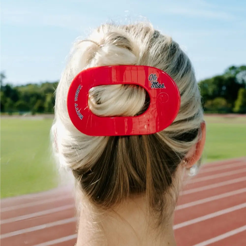 Flat Round Hair Clip | Hotty Toddy!