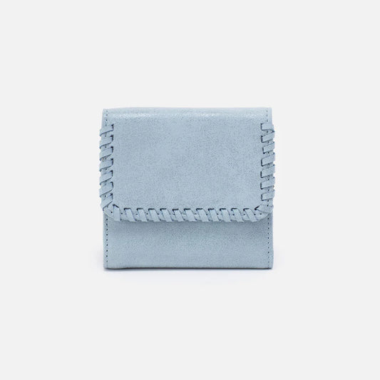 Foray Small Wallet in Buffed Leather - Sky