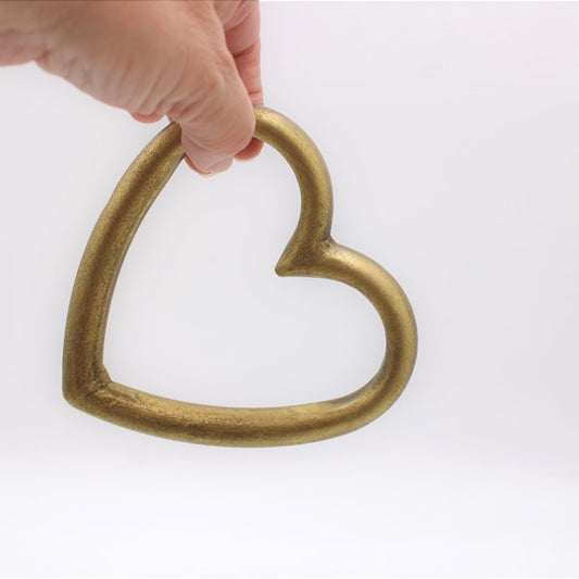 Gold Heart Decor