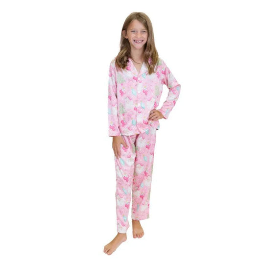 Kids Baby it's Cold Outside Silky Satin Set