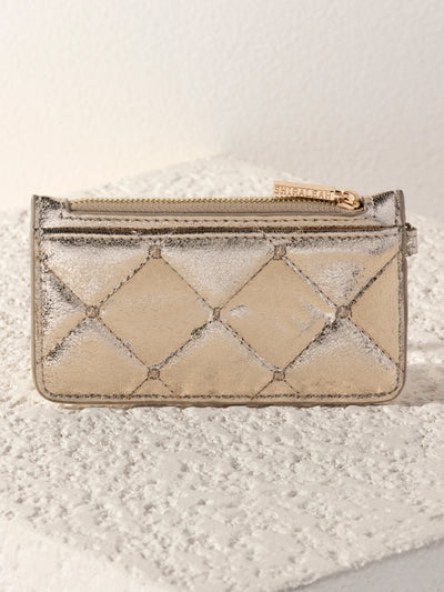 Mademoiselle Card Case, Gold