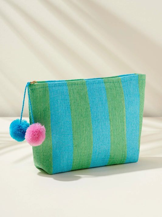 Mirage Zip Pouch, Aqua