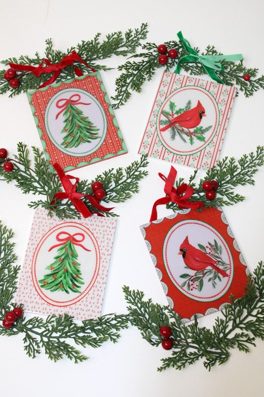 Traditional Christmas Ornament Velvet Ribbon
