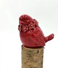 Ceramic Red Bird