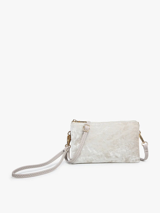 Riley Velvet Crossbody/Wristlet