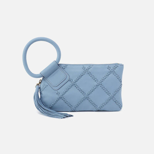 Sable Wristlet - Cloud Leather | Bluebell