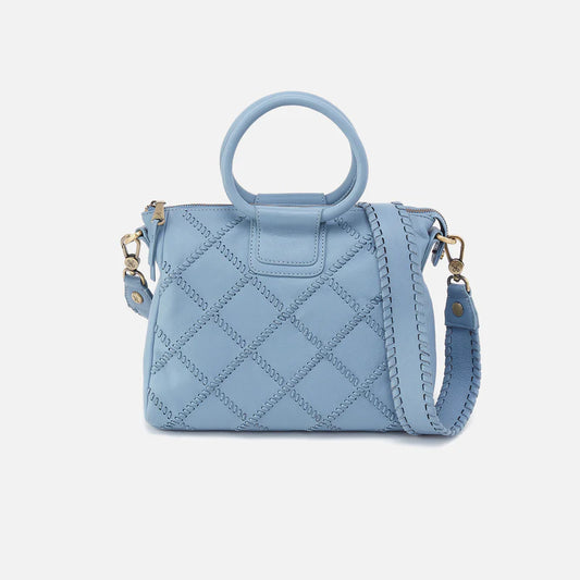 Sheila Medium Satchel - Cloud Leather | Bluebell