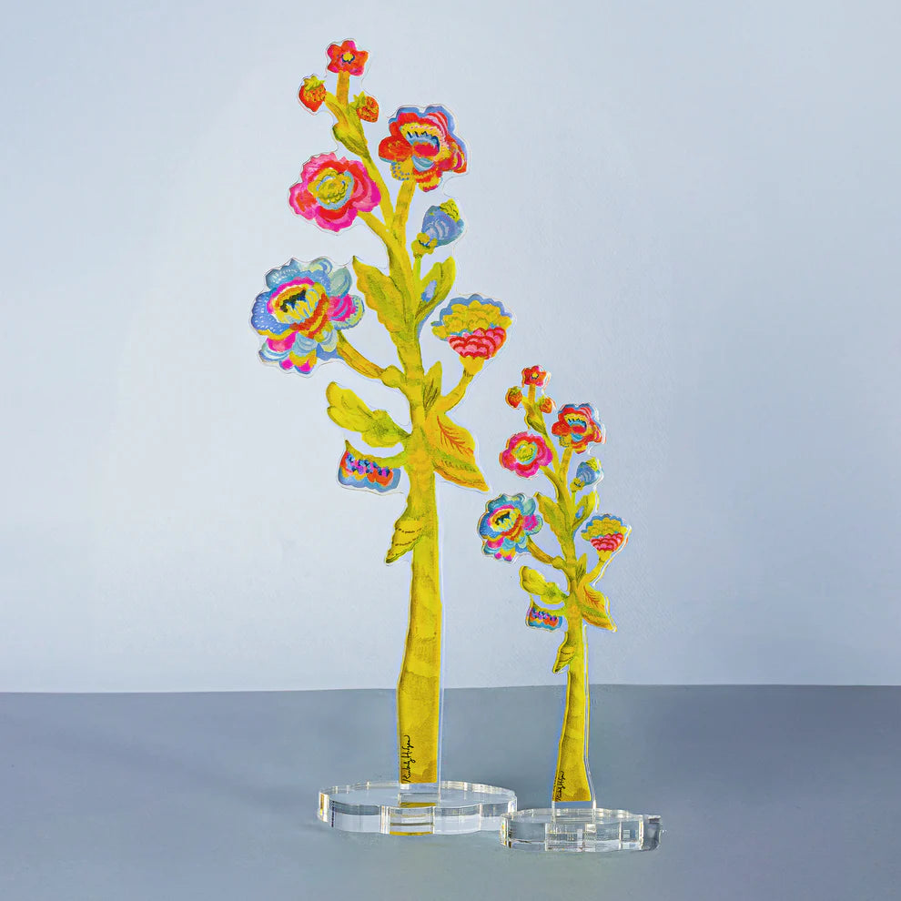 Strawberry Stalk Acrylic Flower