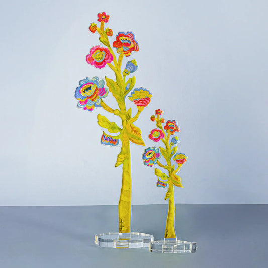 Strawberry Stalk Acrylic Flower