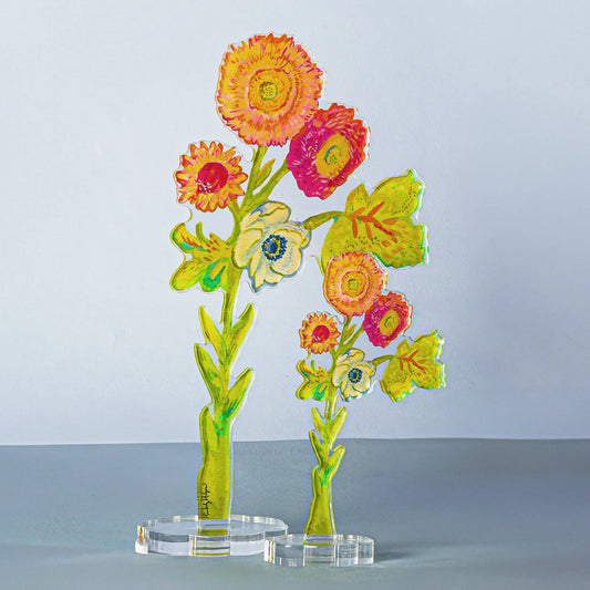 Strawflower Acrylic Flower