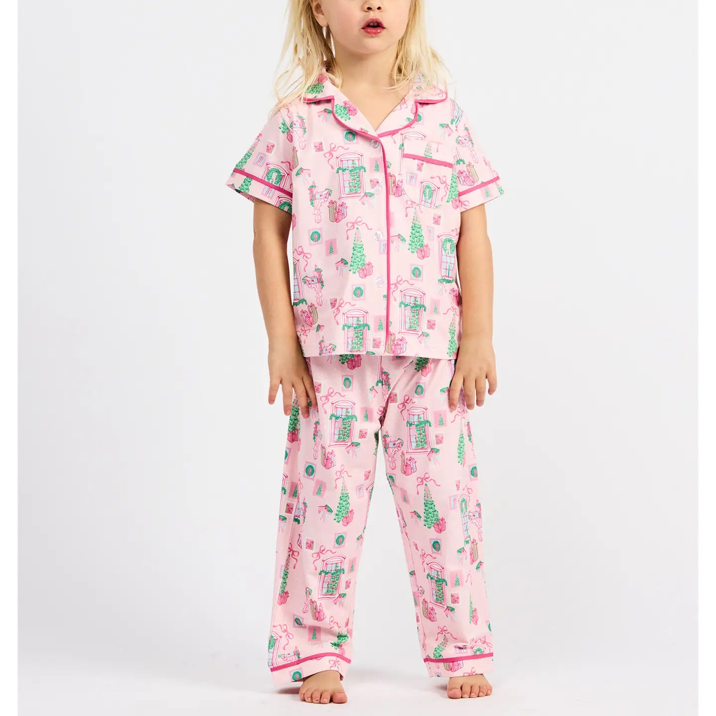 Charolette Toddler PJs Christmas Cottage