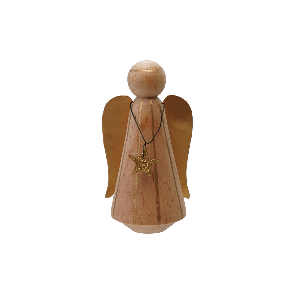 Wooden Angel Ornament