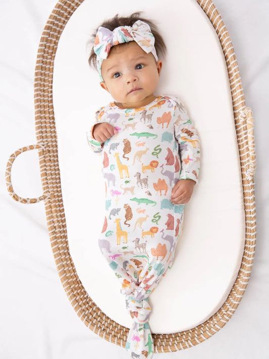 Zoo Crew Knotted Gown